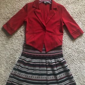 Red Women’s Blazer